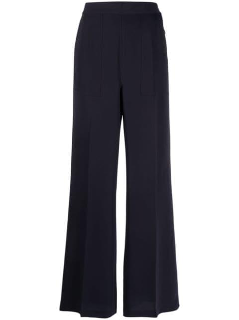 high-waisted palazzo pants by POLO RALPH LAUREN