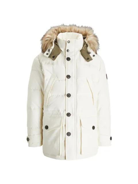 hoodied faux-fur coat by POLO RALPH LAUREN