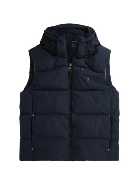 hoodied padded gilet by POLO RALPH LAUREN