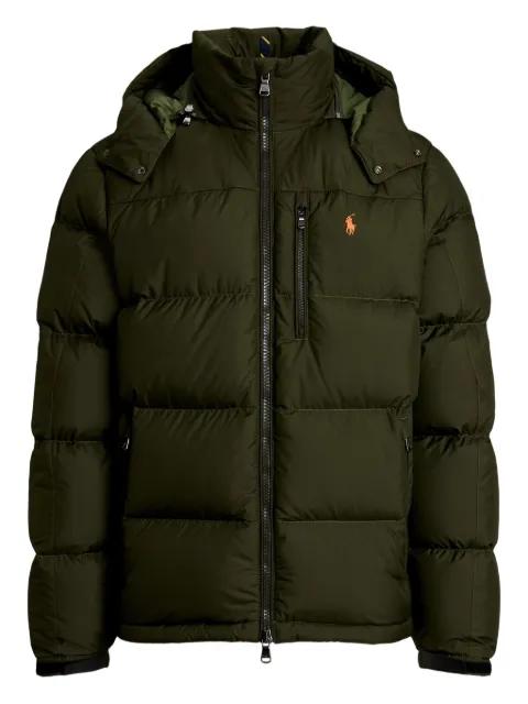 hoodied puffer jacket by POLO RALPH LAUREN