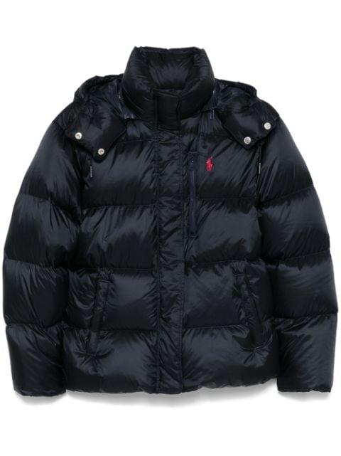 hoodied puffer jacket by POLO RALPH LAUREN