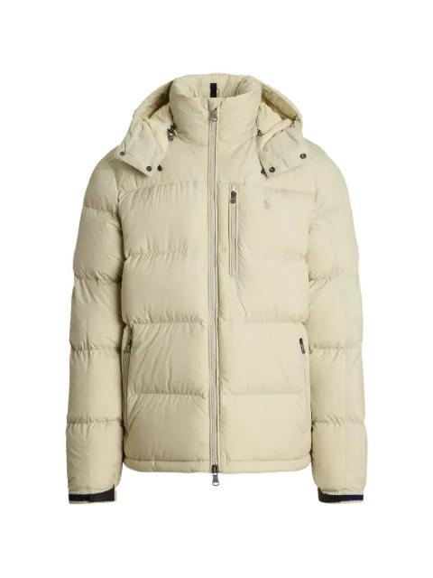 hoodied quilted jacket by POLO RALPH LAUREN