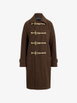 houndstooth wool toggle coat by POLO RALPH LAUREN