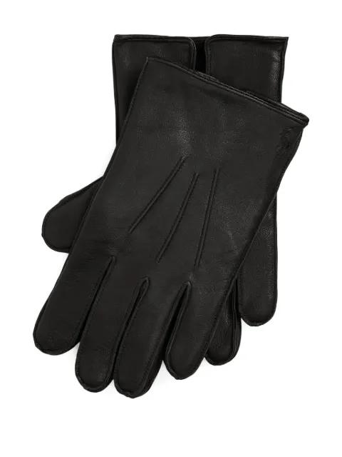 insulated sheepskin gloves by POLO RALPH LAUREN