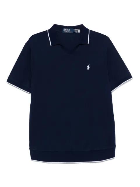 jacquard logo-embroidered T-shirt by POLO RALPH LAUREN
