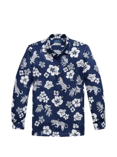 jaguar tropical-print shirt by POLO RALPH LAUREN