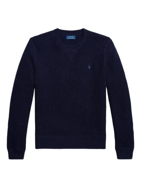knit embroidered sweater by POLO RALPH LAUREN