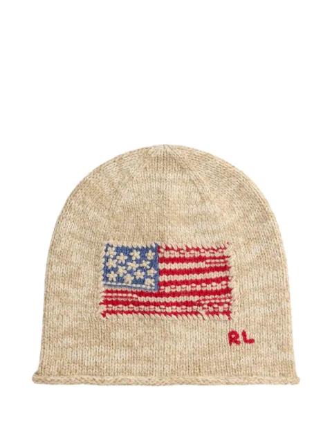 knitted beanie hat by POLO RALPH LAUREN