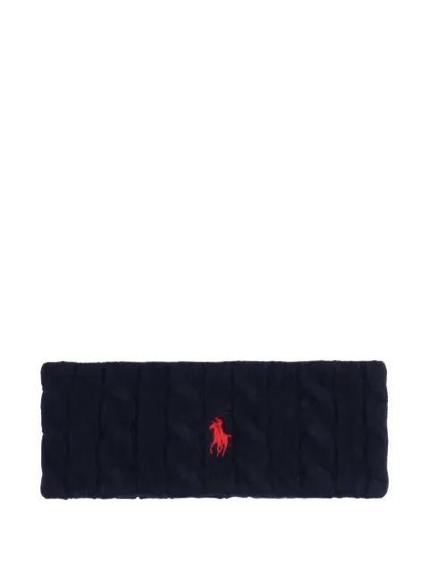 knitted logo-embroidered headband by POLO RALPH LAUREN