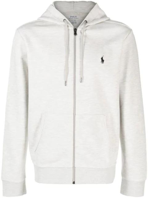 knitted zip-up hoodie by POLO RALPH LAUREN