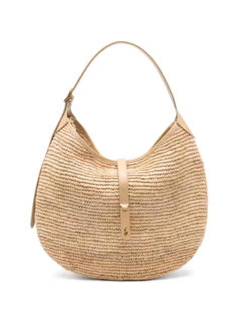 large Polo ID woven shoulder bag by POLO RALPH LAUREN