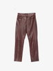 leather wide-leg trousers by POLO RALPH LAUREN leather wide-leg trousers by POLO RALPH LAUREN