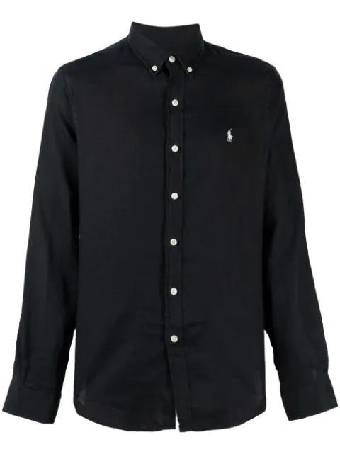 logo button-down shirt by POLO RALPH LAUREN