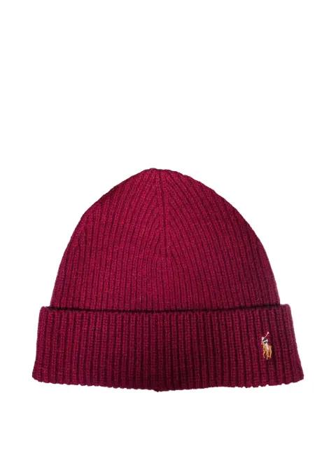 logo-detail beanie hat by POLO RALPH LAUREN