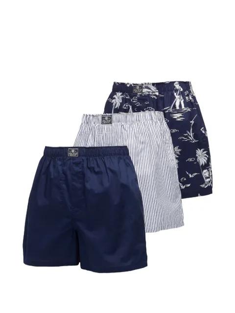 logo-detail boxers (pack of three) by POLO RALPH LAUREN