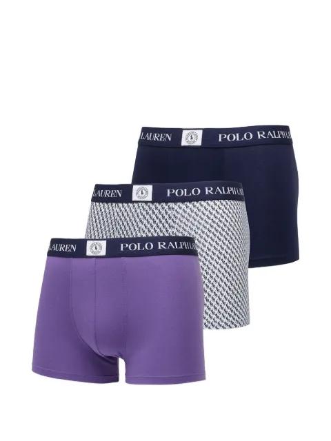 logo-detail boxers (set of three) by POLO RALPH LAUREN