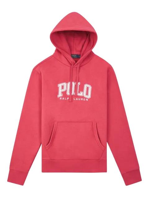 logo-detail cotton hoodie by POLO RALPH LAUREN