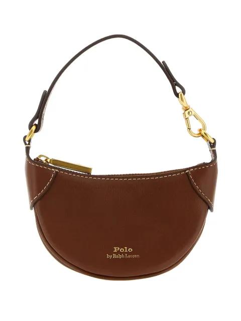 logo-detail saddle mini bag by POLO RALPH LAUREN