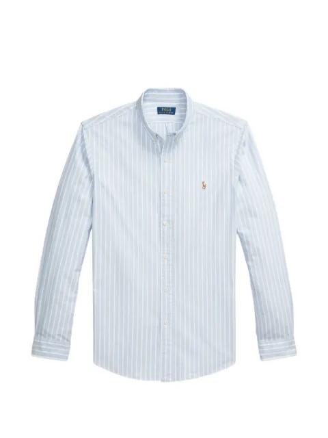 logo-detail striped shirt by POLO RALPH LAUREN