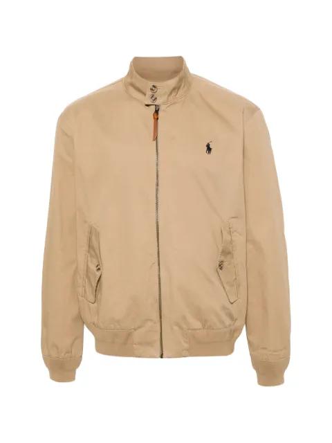 logo-detail twill jacket by POLO RALPH LAUREN
