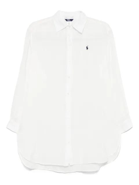 logo-embroidered beach dress by POLO RALPH LAUREN