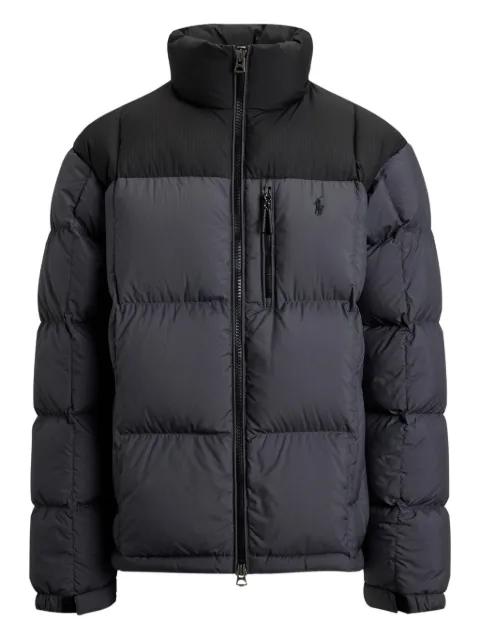 logo-embroidered bomber by POLO RALPH LAUREN