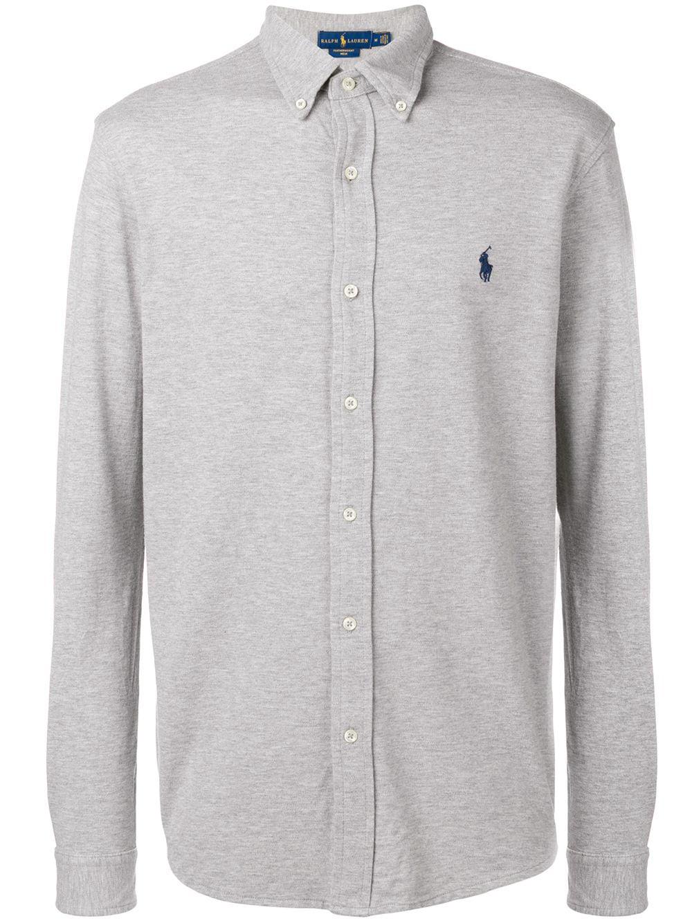 logo embroidered button-down shirt by POLO RALPH LAUREN