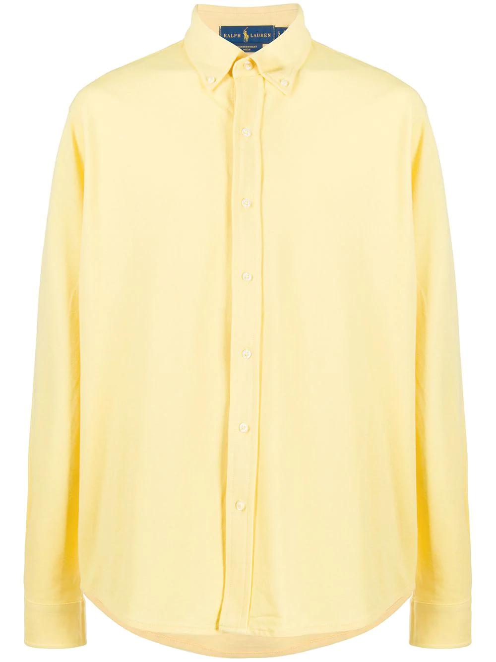logo-embroidered button-down shirt by POLO RALPH LAUREN