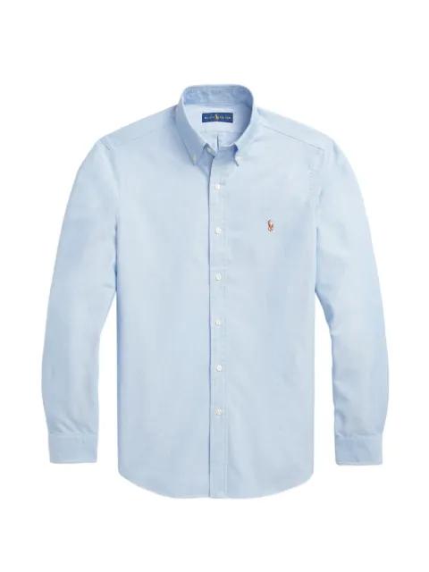 logo-embroidered button-down shirt by POLO RALPH LAUREN