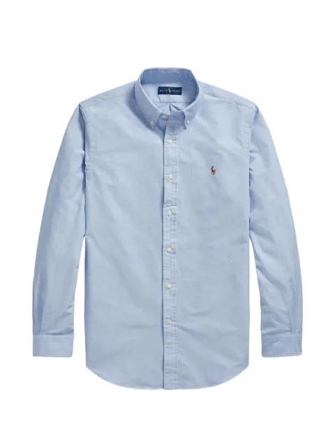logo-embroidered button-down shirt by POLO RALPH LAUREN