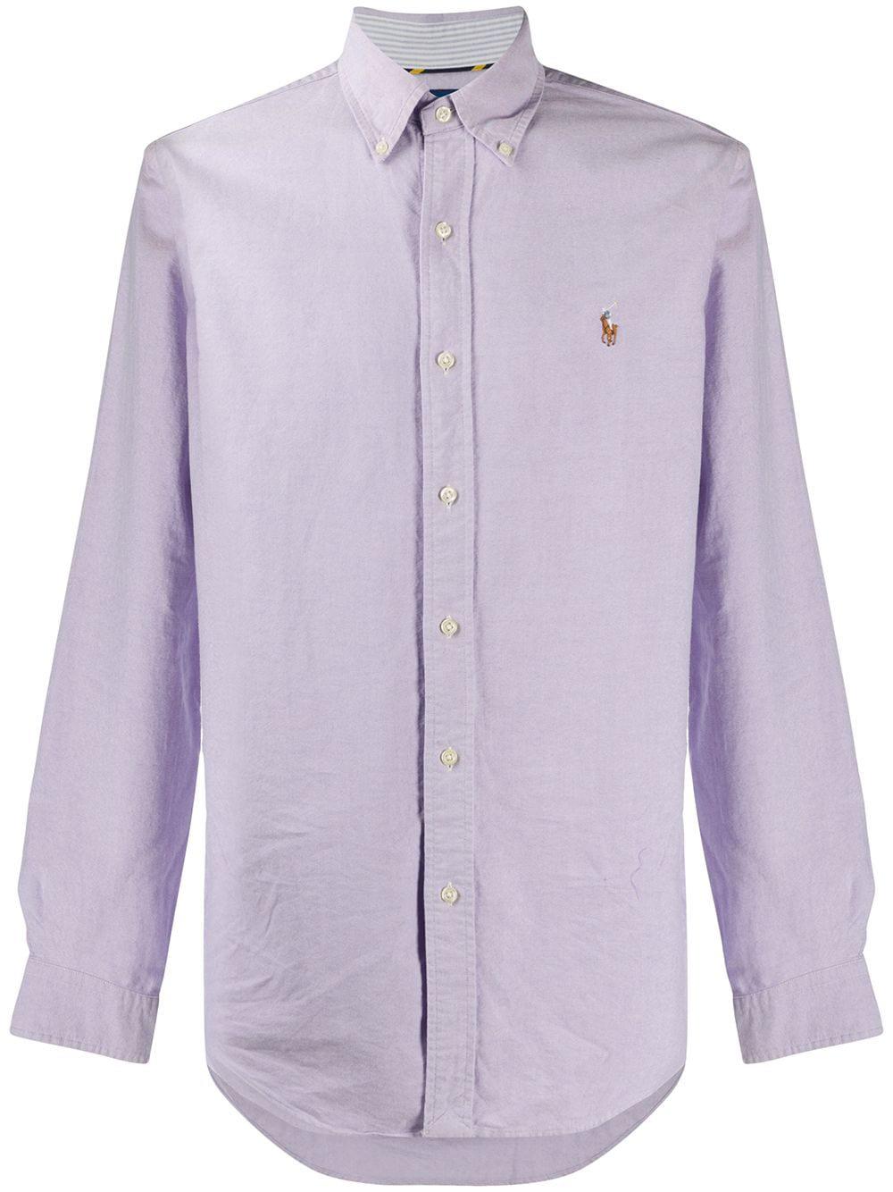 logo embroidered button-down shirt by POLO RALPH LAUREN
