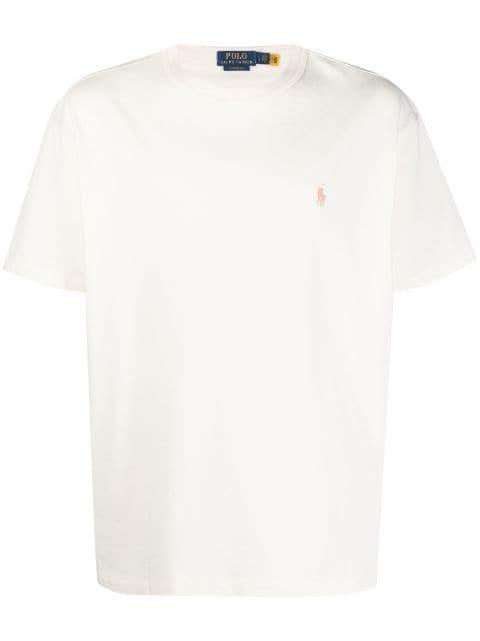 logo-embroidered cotton T-shirt by POLO RALPH LAUREN