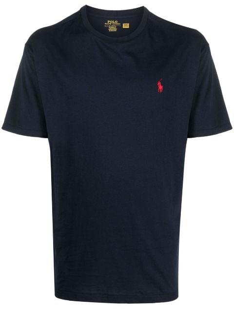 logo-embroidered cotton T-shirt by POLO RALPH LAUREN