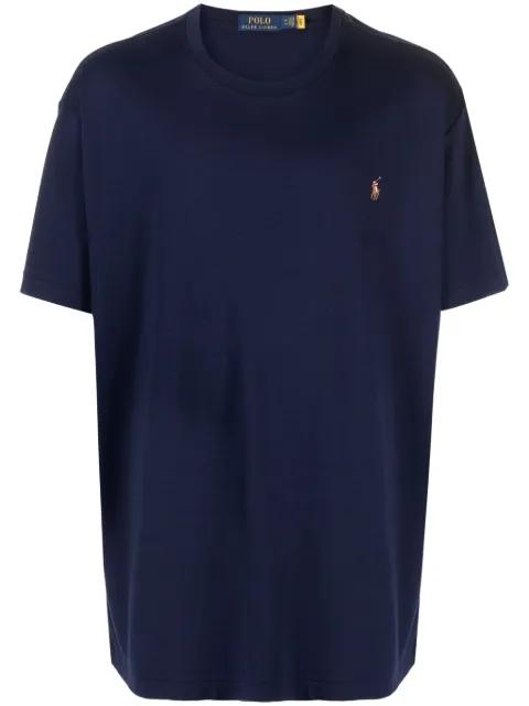 logo-embroidered cotton T-shirt by POLO RALPH LAUREN