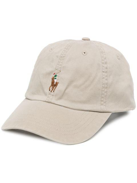 logo-embroidered cotton cap by POLO RALPH LAUREN