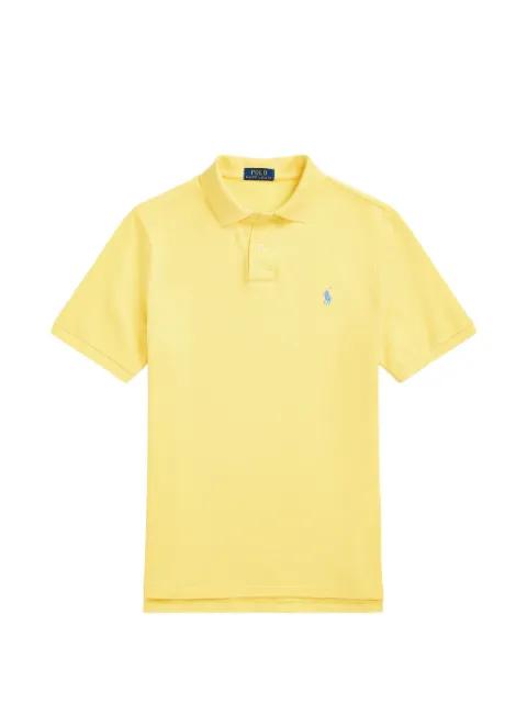 logo-embroidered cotton polo shirt by POLO RALPH LAUREN