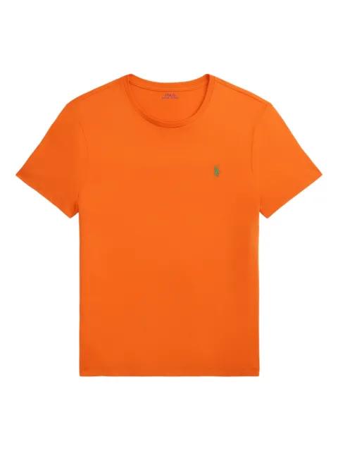 logo-embroidered crew-neck T-shirt by POLO RALPH LAUREN