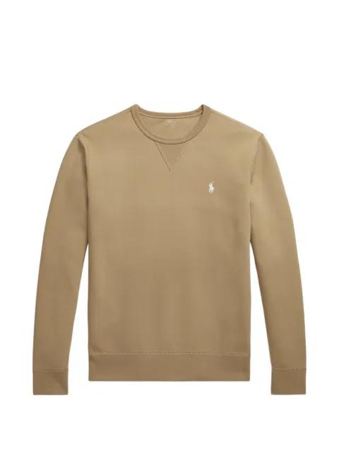 logo-embroidered crew-neck sweater by POLO RALPH LAUREN