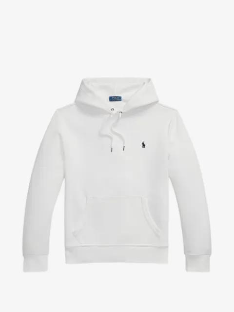 logo-embroidered drawstring hoodie by POLO RALPH LAUREN