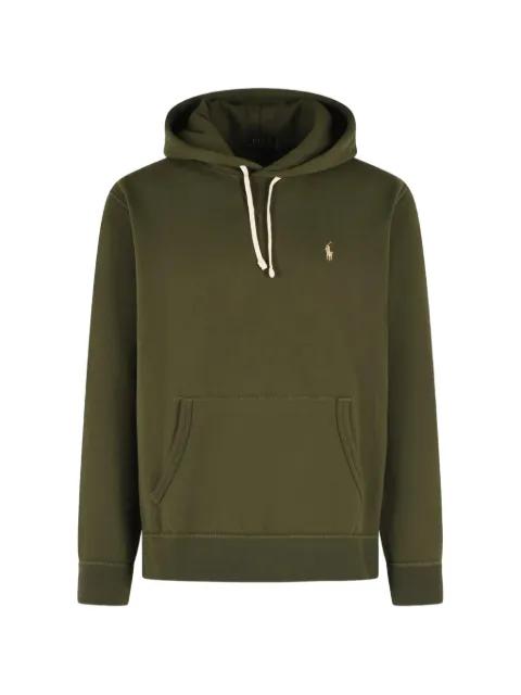 logo-embroidered drawstring hoodie by POLO RALPH LAUREN