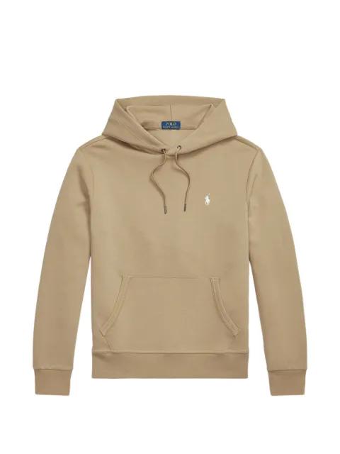 logo-embroidered drawstring hoodie by POLO RALPH LAUREN