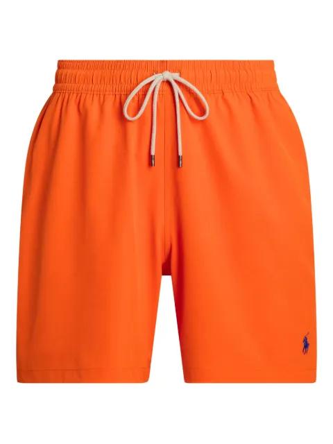 logo-embroidered drawstring swim shorts by POLO RALPH LAUREN