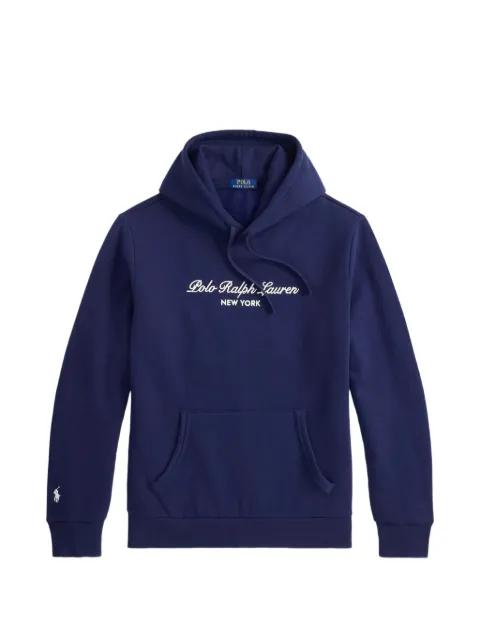 logo-embroidered hoodie by POLO RALPH LAUREN