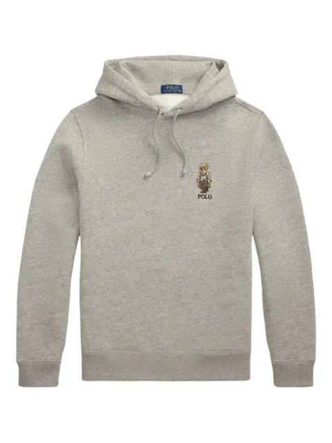 logo-embroidered hoodie by POLO RALPH LAUREN