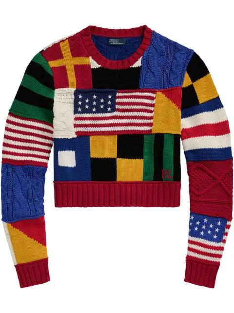 logo-embroidered jumper by POLO RALPH LAUREN