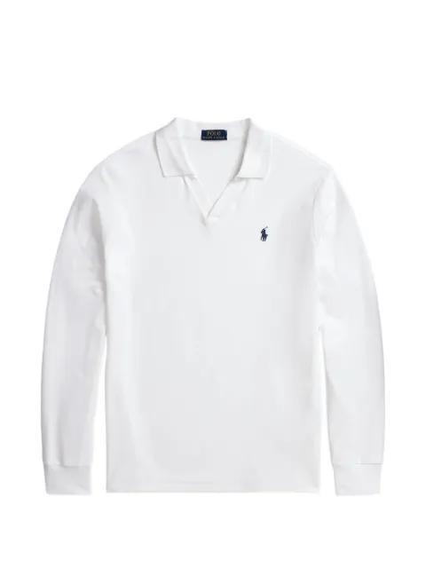 logo-embroidered long-sleeve T-shirt by POLO RALPH LAUREN