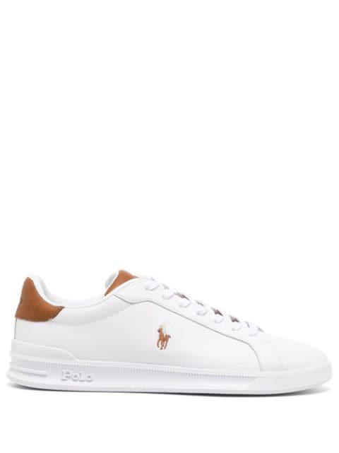 logo-embroidered low-top sneakers by POLO RALPH LAUREN