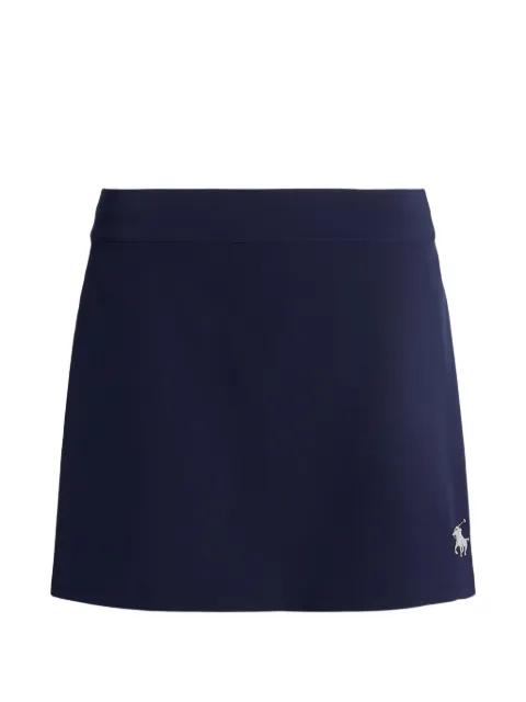 logo-embroidered mini skirt by POLO RALPH LAUREN