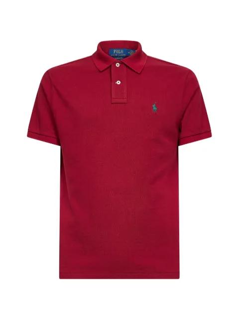 logo-embroidered piqué polo shirt by POLO RALPH LAUREN