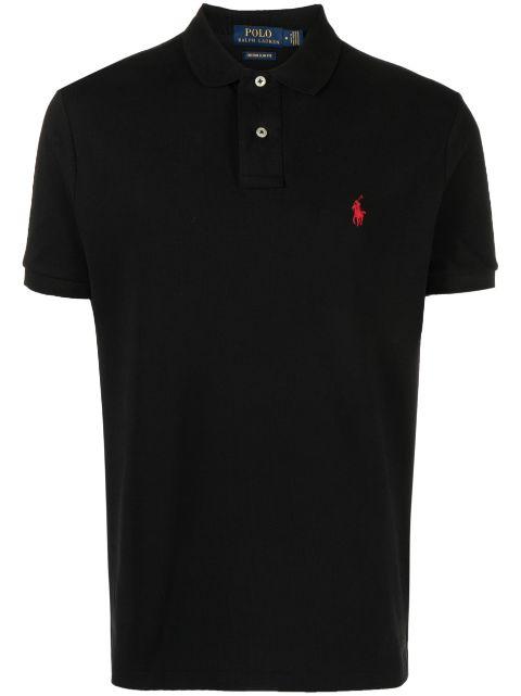 logo-embroidered piqué polo shirt by POLO RALPH LAUREN